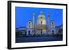 Karlskirche (St. Charles's Church), Vienna, Austria-Ivan Vdovin-Framed Photographic Print