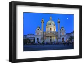 Karlskirche (St. Charles's Church), Vienna, Austria-Ivan Vdovin-Framed Photographic Print