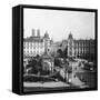 Karlsplatz, Munich, Germany, C1900s-Wurthle & Sons-Framed Stretched Canvas