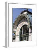 Karlsplatz Underground Station, Designed Between 1894 and 1899-Otto Wagner-Framed Giclee Print