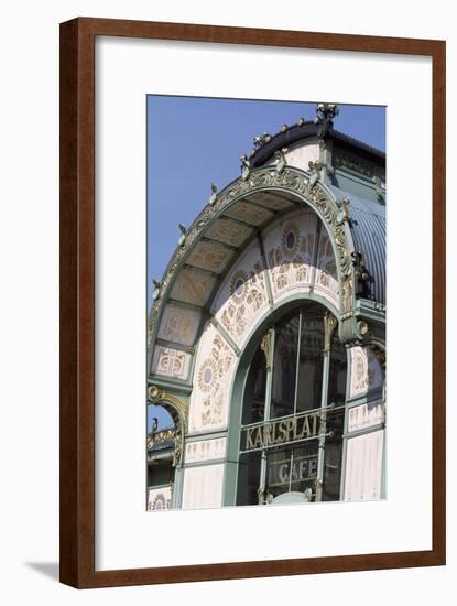 Karlsplatz Underground Station, Designed Between 1894 and 1899-Otto Wagner-Framed Giclee Print