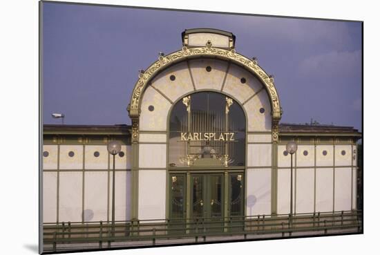 Karlsplatz Underground Station, Designed Between 1894 and 1899-Otto Wagner-Mounted Giclee Print