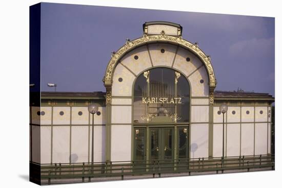 Karlsplatz Underground Station, Designed Between 1894 and 1899-Otto Wagner-Stretched Canvas