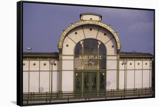 Karlsplatz Underground Station, Designed Between 1894 and 1899-Otto Wagner-Framed Stretched Canvas