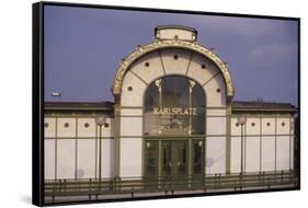 Karlsplatz Underground Station, Designed Between 1894 and 1899-Otto Wagner-Framed Stretched Canvas