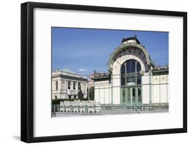 Karlsplatz Underground Station, Designed Between 1894 and 1899-Otto Wagner-Framed Giclee Print