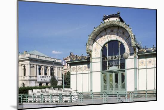 Karlsplatz Underground Station, Designed Between 1894 and 1899-Otto Wagner-Mounted Giclee Print