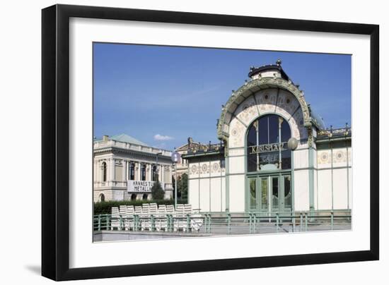 Karlsplatz Underground Station, Designed Between 1894 and 1899-Otto Wagner-Framed Premium Giclee Print