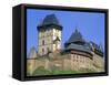 Karlstejn Castle, 14th Century, Near Prague, Czech Republic, Europe-Upperhall Ltd-Framed Stretched Canvas