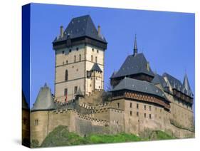 Karlstejn Castle, 14th Century, Near Prague, Czech Republic, Europe-Upperhall Ltd-Stretched Canvas