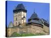 Karlstejn Castle, 14th Century, Near Prague, Czech Republic, Europe-Upperhall Ltd-Stretched Canvas