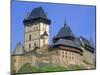 Karlstejn Castle, 14th Century, Near Prague, Czech Republic, Europe-Upperhall Ltd-Mounted Photographic Print