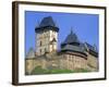 Karlstejn Castle, 14th Century, Near Prague, Czech Republic, Europe-Upperhall Ltd-Framed Photographic Print