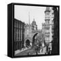 Karlstor Gate, Munich, Germany, C1900s-Wurthle & Sons-Framed Stretched Canvas