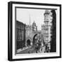 Karlstor Gate, Munich, Germany, C1900s-Wurthle & Sons-Framed Photographic Print