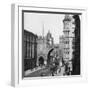 Karlstor Gate, Munich, Germany, C1900s-Wurthle & Sons-Framed Photographic Print