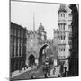 Karlstor Gate, Munich, Germany, C1900s-Wurthle & Sons-Mounted Photographic Print