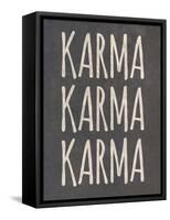 Karma I-Sd Graphics Studio-Framed Stretched Canvas