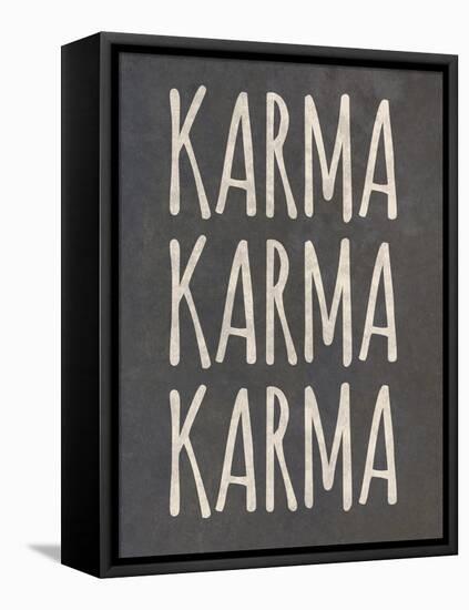 Karma I-Sd Graphics Studio-Framed Stretched Canvas