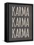 Karma I-Sd Graphics Studio-Framed Stretched Canvas