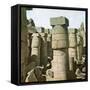 Karnak (Egypt), Great Hypostyle Room-Leon, Levy et Fils-Framed Stretched Canvas