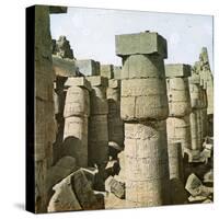 Karnak (Egypt), Great Hypostyle Room-Leon, Levy et Fils-Stretched Canvas