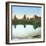 Karnak (Egypt), Masts of the Ancient Temples and the Holy Lake-Leon, Levy et Fils-Framed Photographic Print