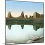 Karnak (Egypt), Masts of the Ancient Temples and the Holy Lake-Leon, Levy et Fils-Mounted Photographic Print