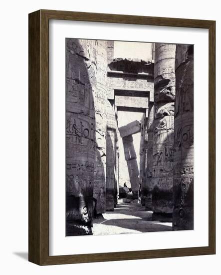 Karnak, Great Hypostyle Hall, 19th Century-Science Source-Framed Giclee Print