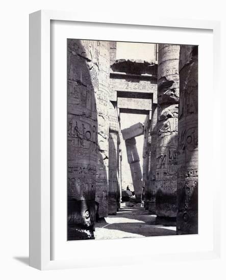 Karnak, Great Hypostyle Hall, 19th Century-Science Source-Framed Giclee Print