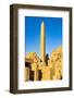 Karnak, Luxor, Egypt. Obelisk of Queen Hatshepsut at the Karnak Temple Complex.-Emily Wilson-Framed Photographic Print