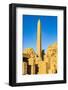 Karnak, Luxor, Egypt. Obelisk of Queen Hatshepsut at the Karnak Temple Complex.-Emily Wilson-Framed Photographic Print