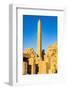 Karnak, Luxor, Egypt. Obelisk of Queen Hatshepsut at the Karnak Temple Complex.-Emily Wilson-Framed Photographic Print