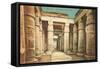 Karnak, Temple of Khon, Egypt-null-Framed Stretched Canvas