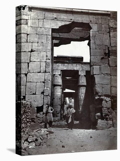 Karnak, Temple of Ramses IV, 19th Century-Science Source-Stretched Canvas
