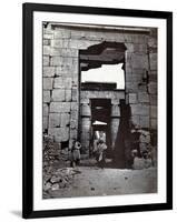 Karnak, Temple of Ramses IV, 19th Century-Science Source-Framed Premium Giclee Print