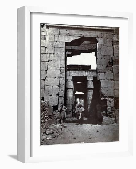 Karnak, Temple of Ramses IV, 19th Century-Science Source-Framed Giclee Print