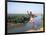 Karo Boy Leaps Off a Cliff Over the Omo River, Ethiopia-Janis Miglavs-Framed Photographic Print