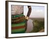 Karo Tribesman Wearing a Belt of Bullets, Lower Omo Valley, Ethiopia-Gavin Hellier-Framed Photographic Print