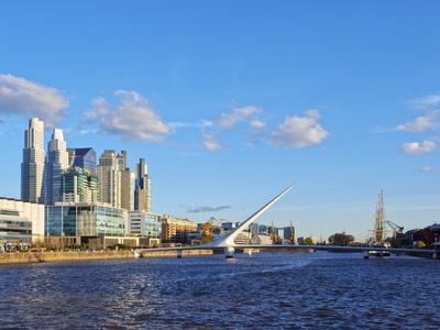 View of Puerto Madero, City of Buenos  Aires, Buenos Aires Province, Argentina, South America