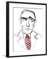 Karol Szymanowski, Ukrainian-born Polish composer and pianist,, caricature-Neale Osborne-Framed Giclee Print