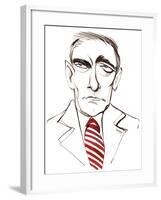 Karol Szymanowski, Ukrainian-born Polish composer and pianist,, caricature-Neale Osborne-Framed Giclee Print