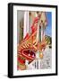 Karon Beach, Buddhist Temple, Phuket Island, Phuket, Thailand, Southeast Asia, Asia-Andrew Stewart-Framed Photographic Print