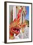 Karon Beach, Buddhist Temple, Phuket Island, Phuket, Thailand, Southeast Asia, Asia-Andrew Stewart-Framed Photographic Print