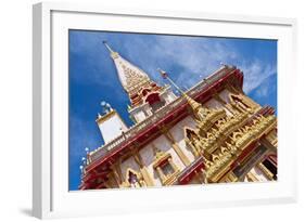 Karon Beach, Buddhist Temple, Phuket Island, Phuket, Thailand, Southeast Asia, Asia-Andrew Stewart-Framed Photographic Print