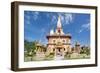 Karon Beach, Buddhist Temple, Phuket Island, Phuket, Thailand, Southeast Asia, Asia-Andrew Stewart-Framed Photographic Print