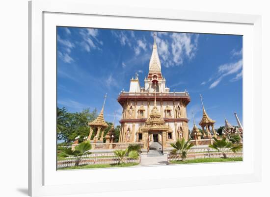 Karon Beach, Buddhist Temple, Phuket Island, Phuket, Thailand, Southeast Asia, Asia-Andrew Stewart-Framed Photographic Print