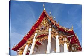 Karon Beach, Buddhist Temple, Phuket Island, Phuket, Thailand, Southeast Asia, Asia-Andrew Stewart-Stretched Canvas