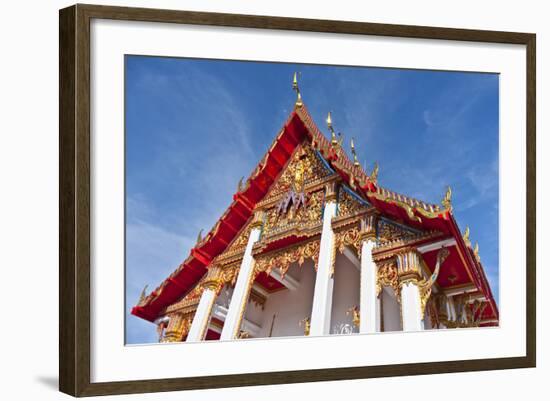 Karon Beach, Buddhist Temple, Phuket Island, Phuket, Thailand, Southeast Asia, Asia-Andrew Stewart-Framed Photographic Print