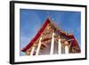 Karon Beach, Buddhist Temple, Phuket Island, Phuket, Thailand, Southeast Asia, Asia-Andrew Stewart-Framed Photographic Print